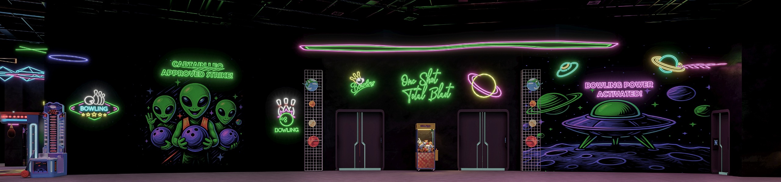 Bowling Wall Mural